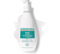 DK Max Moisturiser Lotion for Everyday Use for Dry Skin, Contains Shea Butter, Mango Butter, Aloe Butter & Cocoa Butter. Paraben Free & Non Irritant Formula, Dermat Recommended,300 g