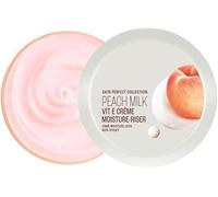 DK Peach Milk Soft Crème Moisturizer for Face 100g || Daily Lightweight Whipped Cream with Vitamin E for Soft|| Glowing Skin - Non Oily 24h Moisture