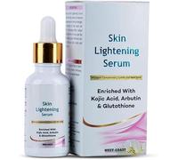 DK Skin Lightening Serum Enriched with 2% Kojic Acid, 1% Glutathione, 5% Mulberry Extract,1% Arbutin,0.20% Allantoin Maximum Brightening for Face, Neck&BodyReduces Dark Spots Hyperpigmentatio