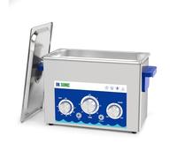 DK SONIC Industrial Ultrasonic Cleaner 4L 120W, Ultrasonic Jewelry Cleaner with Power Adjustable Function, Timer and Heater for Coins, Glasses, Necklaces, Watches Cleaning(Include Basket)