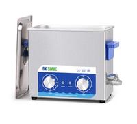 DK SONIC Ultrasonic Cleaner,6L 180W Sonic Cleaner with Heater&Mechanical Timer,Ultrasonic Carburetor Cleaner for Cleaning Gun,Engine,Carburetors,Chains(Include Basket)