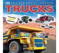 DK Sticker Encyclopedia Trucks Paperback Book DK Multicolor