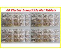 DK SUPER PLUS MAT Electric Insecticide Refill Tablets Mosquito Repellent Insect Fly killer Bite - Suitable for All Types of Plug (60)