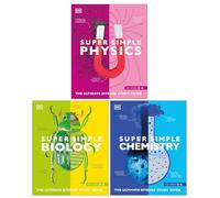 DK Super Simple Study Guide 3 Books Collection Set (Super Simple Chemistry, Physics, Biology)