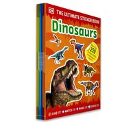 DK Ultimate Sticker Books Series 6 Books Set (Animals, Bugs, Farm, Sharks, Tractor, Dinosaurs)