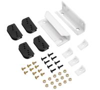 DK100-A Shed Door Full Kit Door Tune-Up Kit Replacements Parts for Arrow Shed Sliding Doors (Includes 2 Door Handles, 4 Lower Door Guides, 4 Door Slides, Screws and Nuts)