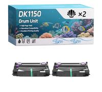 DK1150 Drum Unit Compatible for Kyocera EcoSys M2540dn M2640idw P2040dn Printers, High-Definition Printing Effect with Chip, 90000 Pages (2-Pack Black)