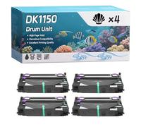 DK1150 Drum Unit Compatible for Kyocera EcoSys M2540dn M2640idw P2040dn Printers, High-Definition Printing Effect with Chip, 90000 Pages (4 Pack Black)