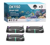 DK1150 Drum Unit Compatible for Kyocera EcoSys M2540dn M2640idw P2040dn Printers, High-Definition Printing Effect with Chip, 90000 Pages (3 Pack Black)