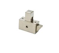 DK637 Press-Type Latch Zinc Alloy Lock Cabinet Latch Open-Pack Button Push-Pull Box Automatic Latch 1Pcs(Forward)