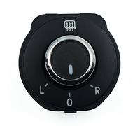 DKAEUK VWMS007 Car Power Rearview Mirror Control Switch Button Door Mirror Switch Chrome Fit For VW Polo 2010 2011 2012 2013 2014 2015 2016 2017 2018 2019