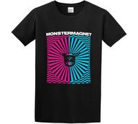 Dkaispp Men's Monster Magnet T-Shirt Black