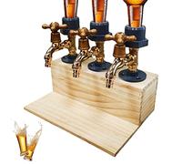 DKaony Drinks Dispenser,Beer Dispenser, Liquor Alcohol Whiskey Wood Dispenser, Beer Tap, Bar Pumps, Beer Taps for Home Bars for Party Drinks Beer Dispensing Stand Party Gadgets