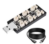 DKARDU 1S LiPo Battery USB Charger 3.7V/4.20V 6 Channel 1S LiPo Charger JST 1.25 JST-PH 2.0 mCX mCPX Connectors,with USB Extension Cable,for Charging Batteries
