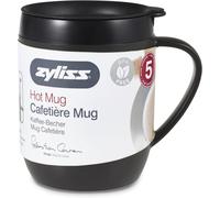 DKB Zyliss Smart Cafe Hot Mug Cup Coffee Cafetiere Graphite Grey