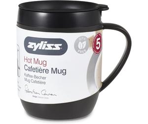 DKB Zyliss Smart Cafe Hot Mug Cup Coffee Cafetiere Graphite Grey