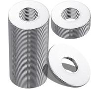 DKBT 60 Pieces M5 Washers Penny Washers M5X15mm A2 304 Stainless Steel Washer Plain Metal Flat Repair Round for Screws Bolts Nuts