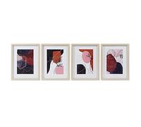 DKD Home Decor Abstract Picture (35 x 2.5 x 45 cm) (4 Pieces) (Reference: S3018188)