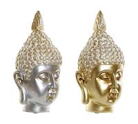 DKD Home Decor Buddha Resin Figurine (2 Pieces) (18 x 18 x 34 cm) (Reference: S3019777)