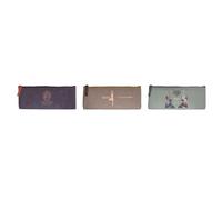 DKD Home Decor Burgundy Green Brown Case 22.5 x 1 x 9.5 cm (3 Units)