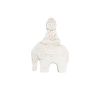 DKD Home Decor Decorative Figure Antique Finish Elephant Oriental White Magnesium (40 x 23 x 56 cm)