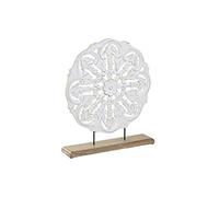 DKD Home Decor Decorative Figurine, White/Opulent Garden, Estándar