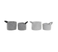 DKD Home Decor Fibre Loft Basket Set (2 Pieces) (Reference: S3018523)