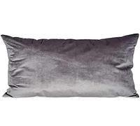 DKD Home Decor Grey velvet cushion 45 x 15 x 60 cm