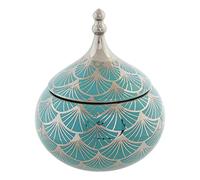 DKD Home Decor Oriental Porcelain Jewellery Box (14 x 14 x 17 cm) (Reference: S3015275)