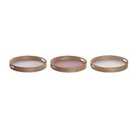 DKD Home Decor Snack Tray, Standard Pack of 3