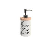 DKD Home Decor Soap Dispenser, White, Black, Estándar