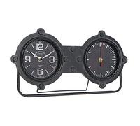 DKD Home Decor Table Clock, Black/White, Estándar