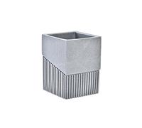 DKD Home Decor Toothbrush Holder, Grey, Estándar