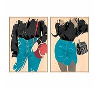 DKD Home Decor Woman (2 pcs) (83 x 4.5 x 123 cm)