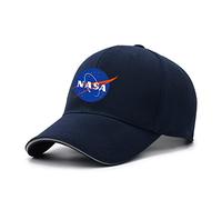 DKDAHIO Baseball Cap for NASA Print Casual Golf Caps Unisex Adjustable Dad Hat Sports Polo Sun Caps-Navy Blue||One Size