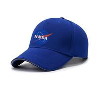 DKDAHIO Baseball Cap for NASA Print Casual Golf Caps Unisex Adjustable Dad Hat Sports Polo Sun Caps-Blue||One Size