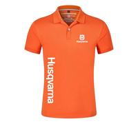 DKDAHIO Men’s Polo Shirt Short Sleeve for H.u.s.q.v.a.r.n.a Golf Polo Shirts Casual Tee Button Basic Sports T-Shirts-Orange||M