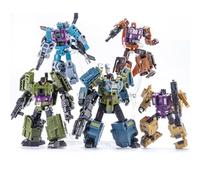 DKDAHIO Transforming Toy HeroesTransform Toys, Five In One Robot Figurine Car Combination Action Doll Helicopter Tank Model, Suitable for Children Over 12 Years Old and Adult