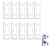 DKDDSSS 10 PCS Self Adhesive Power Strip Holder, Self-Adhesive Desktop Socket Fixer, Wall Mount Plug-in Socket Fixer For Home, Kitchen, Office - Attaches to Wood, Plastic, Metal, Ceramic