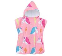 DKDDSSS Hooded Poncho Towels for Kids, Children Beach Towel, Swimming Bath Towels for Children, Beach Changing Robe Bath Towel Poncho, for Boys Girls (60x60cm)