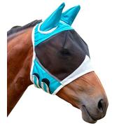 DKDDSSS Horse Fly Mask - Premium Shires Fly Mask for Horses, Full Coverage Fly Masks for Horses Protection - Blue