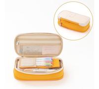 DKDDSSS School Pencil Cases, Big Capacity Pencil Bag, Large Pencil-Case, Large Pencil-Pouch, Stationery Organizer Office Makeup Bag Portable Pen Bag for Teenage Adult Women Men, with a Set of Rule