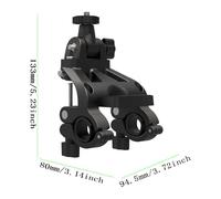 DKE&YMQ Bicycle Riding Handlebar Mounting BracketSports Camera Accessories For insta360X3/X4/action5