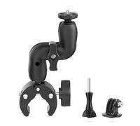 DKE&YMQ Sports camera Z joint double head clamp bracket bicycle motorcycle car recorder bracket For Gopro