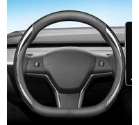 DKEECT Car Steering Wheel Cover, For VW Crafter/Grand California 2018-2024 Anti-Slip Breathable Comfortable Wear-Resistant Steering Wheel Accessories,A-Type D