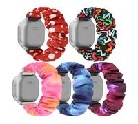 DKGKOO Scrunchie Straps Compatible with Gizmo Watch 3 2 1, Gabb Watch 3 2 1 and SyncUP Kids Watch, 20mm Watch Band for Kids Boys Girls