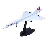 DKHOUN 1:200-Scale Model Airplane Concorde Airplane Models Collectibles Resin Plane Diecast for Collection Or Gift Ornament,1:200 British Model