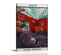 DKHQJGXAF Tame Poster Impala Rock Band Music Album Collage Vintage Cover Posters for Room Aesthetic Canvas Wall Art Bedroom Decor08x12inch(20x30cm)