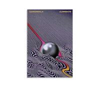 DKHQJGXAF Tame Poster Impala Rock Band Music Album Vintage Cover Posters for Room Aesthetic Canvas Wall Art Bedroom Decor08x12inch(20x30cm)