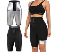 DKHSY Sauna Sweat Pants for Women High Waist Slimming Shorts Compression Tights Workout Exercise Body Shaper Thighs Legging Sauna Waist Trainer T Shirt